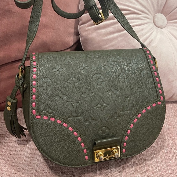 🫒 🫒 Louis Vuitton Emprinte Olive Green Crossbody Bag - Picture 4 of 11